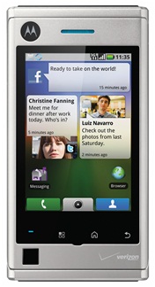 Android Based Motorola DEVOUR With MOTOBLUR Coming to Verizon