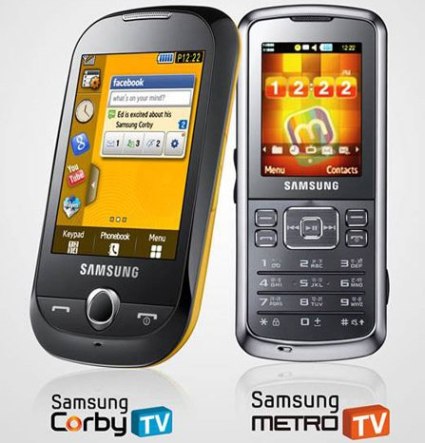 Samsung Corby TV and Samsung Metro TV - Watch Live TV on Mobile