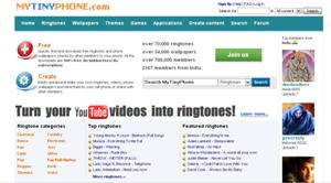 Download Free Ringtones and Wallpapers From MyTinyPhone