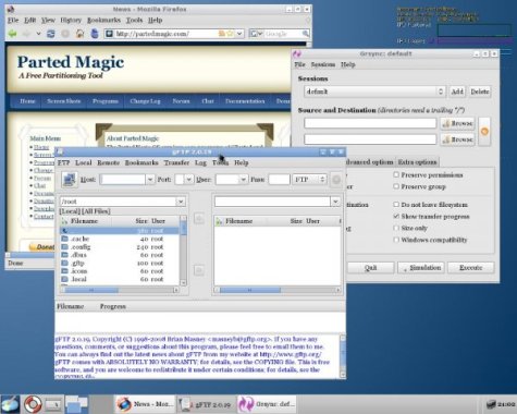 Parted Magic - Free Partitioning Tool With ext4, FAT32, NTFS and XFS Support