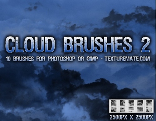 Clouds 2 Brush Pack For Photoshop
